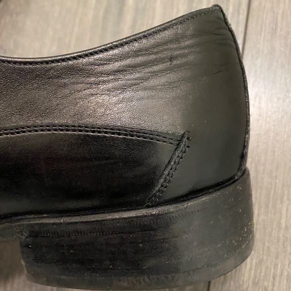 Canali Black Leather Men's Oxfords - Picture 11 of 16